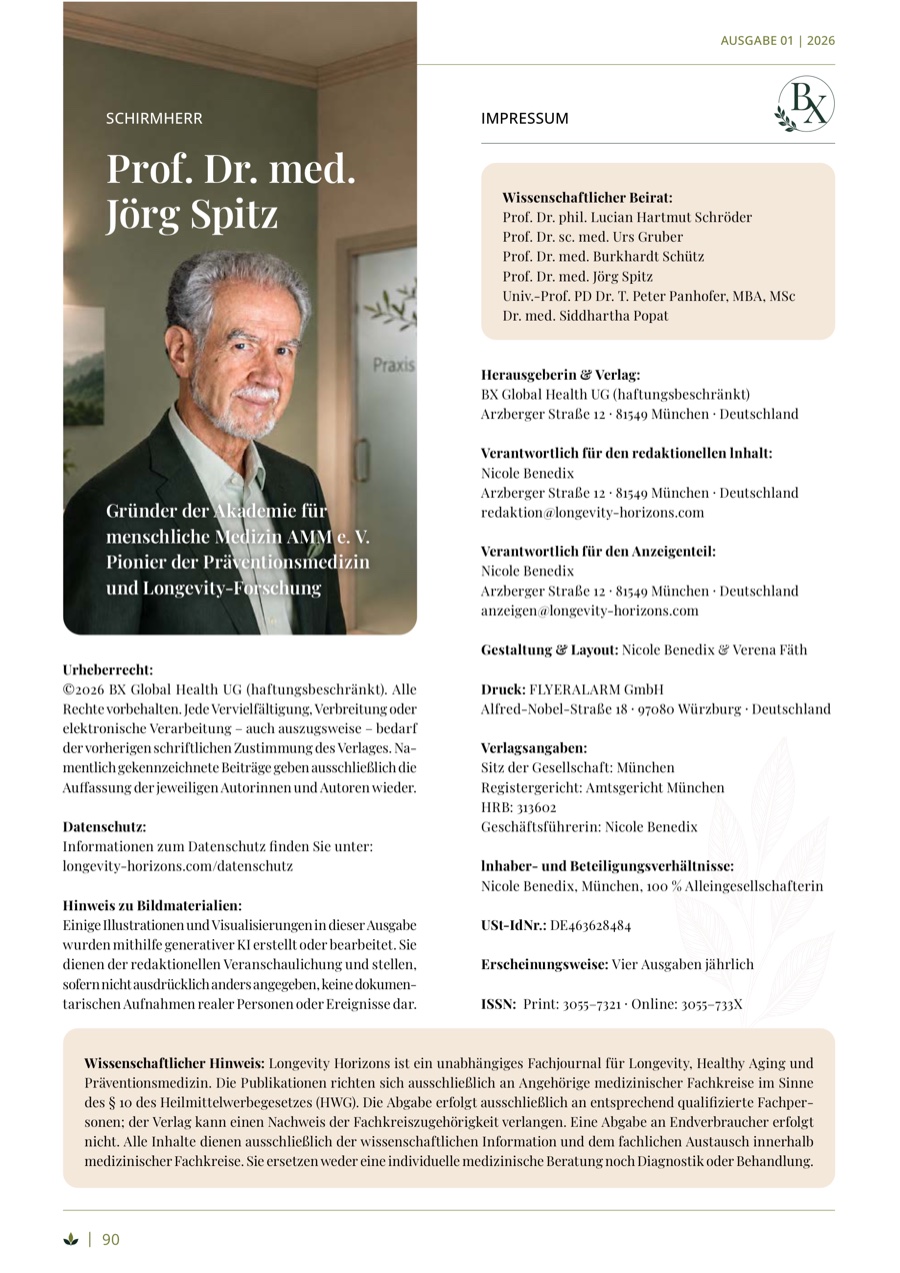 Schirmherr Prof. Dr. med. Jörg Spitz